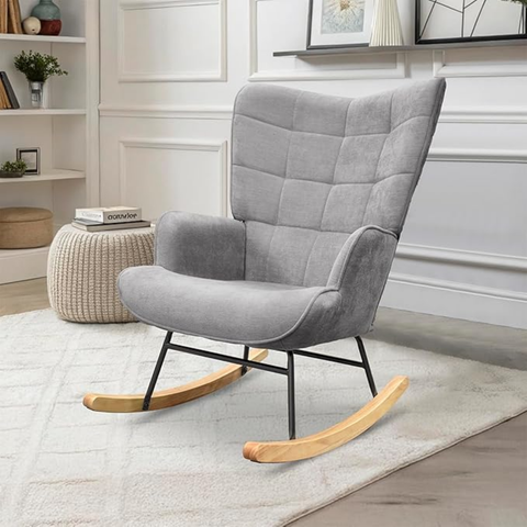 Sillón Mecedora Skye - Beige