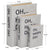 Set De 3  Libros Con Caja - MDF Lino