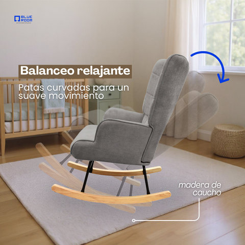 Sillón Mecedora Skye - Beige