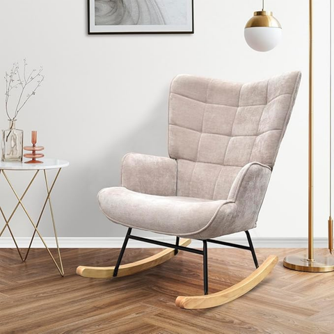 Sillón Mecedora Skye - Beige