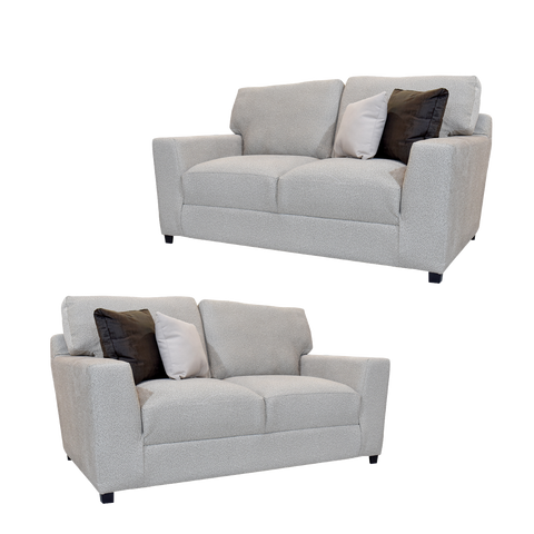 Sala Mykonos (2 Love Seats) - Edimburgo Zinc
