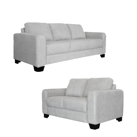 Sala Ximena - Sofá y Love Seat - Tela Ribiera Cream