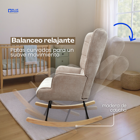 Sillón Mecedora Skye - Beige