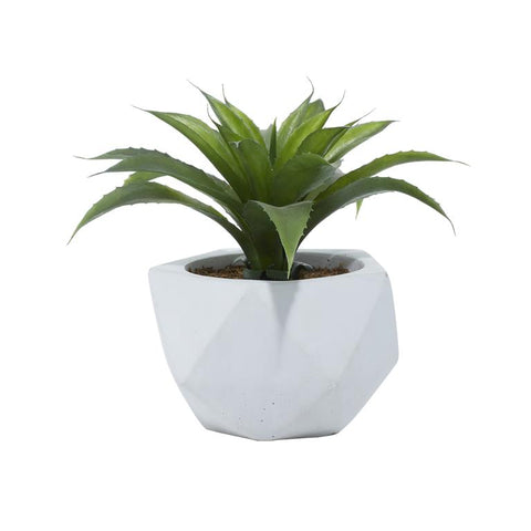 Maceta con Planta de Seda - Artificial