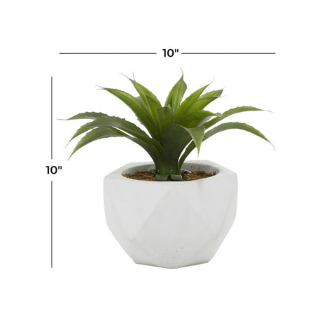 Maceta con Planta de Seda - Artificial