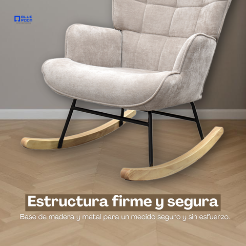 Sillón Mecedora Skye - Beige