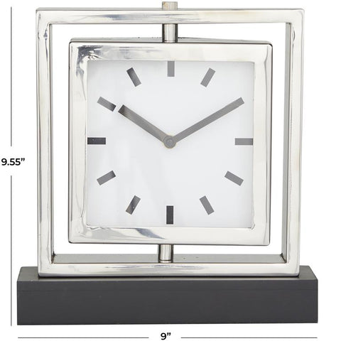 Reloj de Mesa - Aluminio Madera