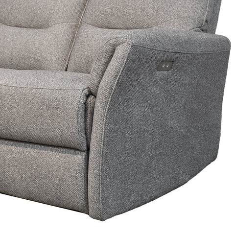 Sala Lugano - Sofa y Love Seat - Tela Gris