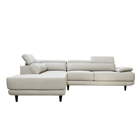 Sala Esquinera Agora Chaise Izquierdo - Tactopiel Blanco