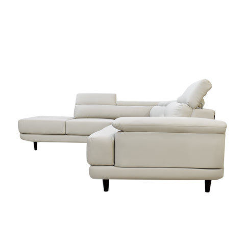 Sala Esquinera Agora Chaise Izquierdo - Tactopiel Blanco