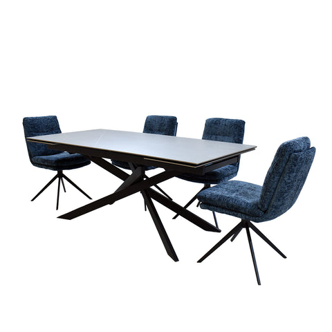 Comedor Altea  6P - Piedra Armani Azul
