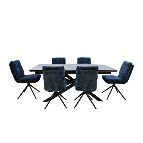 Comedor Altea  6P - Piedra Armani Azul