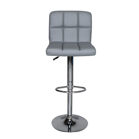 Banco Square Para Barra - Vinipiel Gris