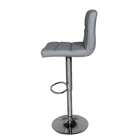 Banco Square Para Barra - Vinipiel Gris