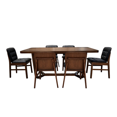 Comedor Clermont 6 personas - Chapa Nogal