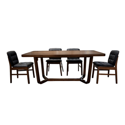 Comedor Clermont 6 personas - Chapa Nogal