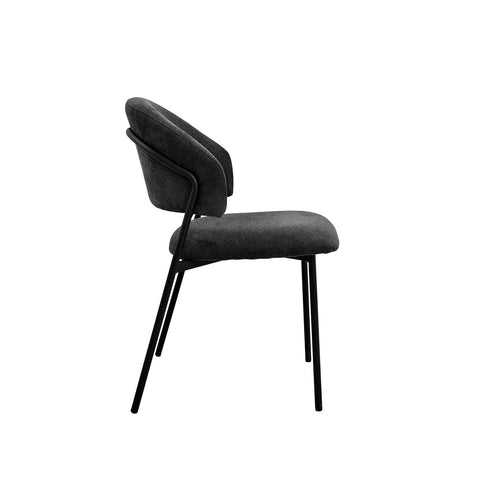 Silla Cameron - Tela Gris Oscuro