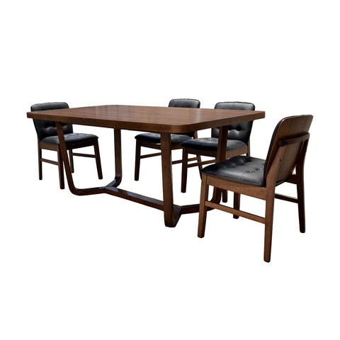 Comedor Clermont 6 personas - Chapa Nogal