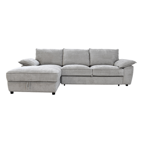 Sofa Cama Cloud  - Lano Beige - Chaise Izquierdo