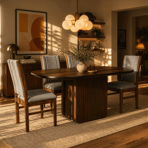 Comedor Aston 6P - Okume Encino