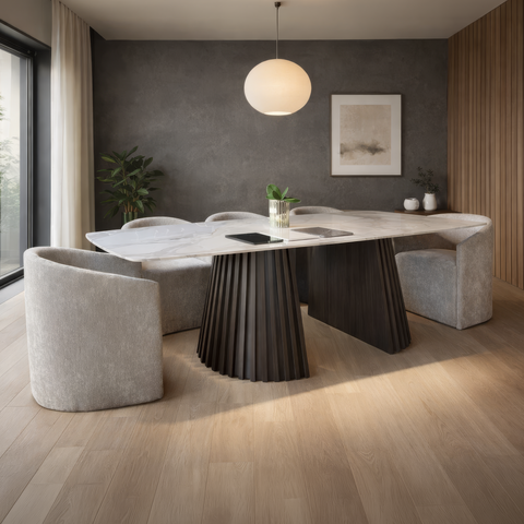 Comedor Sua - Nordico Calacata Blanco