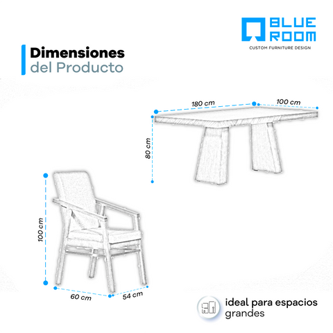 Comedor Verona 6 Sillas