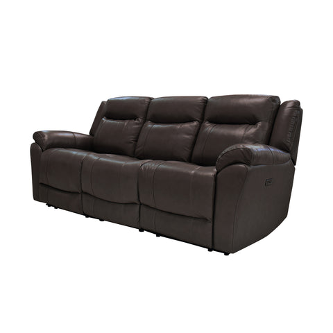 Sala Madrid Reclinable - Sofa - Love Seat C/Consola - Piel Beige