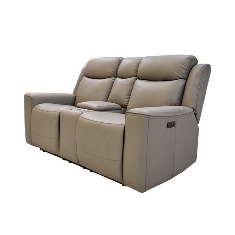 Love Seat Reclinable Coral - Gris