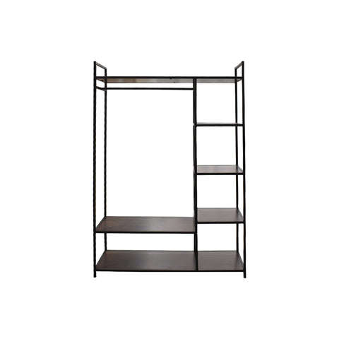 Closet Metálico Con 4 Repisas- Tabaco