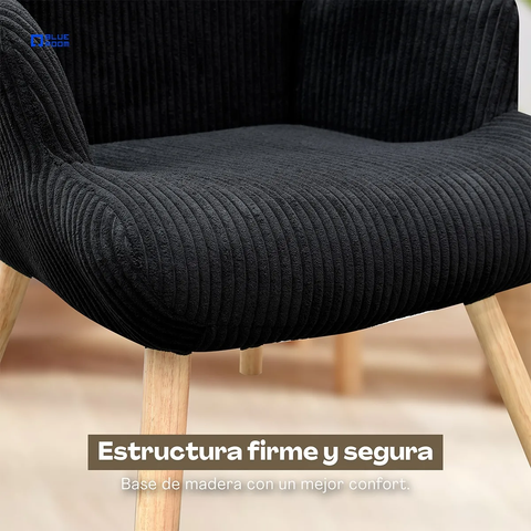Sillón Nordik - Tela Negro