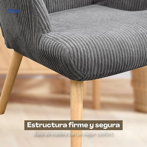 Sillón Nordik - Tela Negro