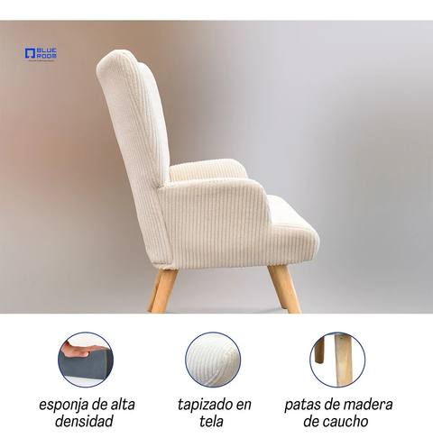 Sillón Nordik - Tela Negro