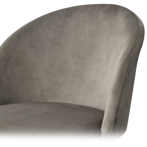 Silla Denver - Terciopelo Gris