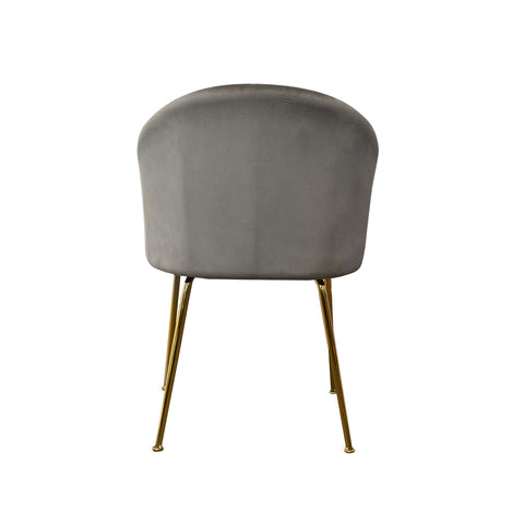 Silla Denver - Terciopelo Gris