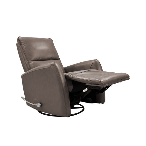 Sillón Reclinable Giratorio Elyo  - Piel Mocha