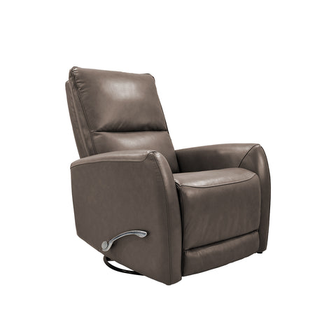 Sillón Reclinable Giratorio Elyo  - Piel Mocha