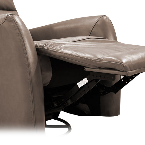 Sillón Reclinable Giratorio Elyo  - Piel Mocha
