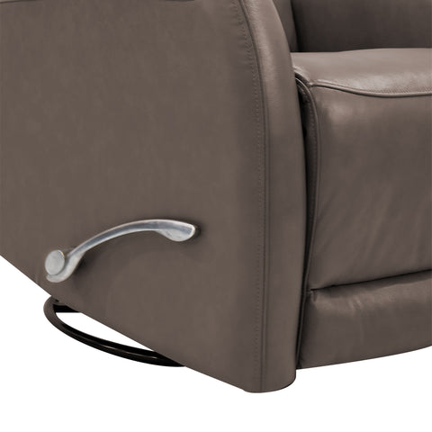 Sillón Reclinable Giratorio Elyo  - Piel Mocha