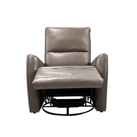 Sillón Reclinable Giratorio Elyo  - Piel Mocha