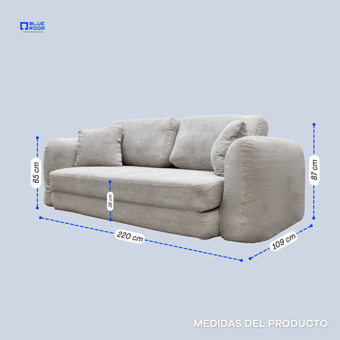 Sofá Cama Expandible Fez - Gris