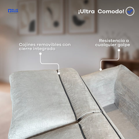 Sofá Cama Expandible Fez - Gris