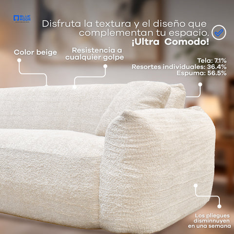 Sofá Giorgio Expandible - Taupe