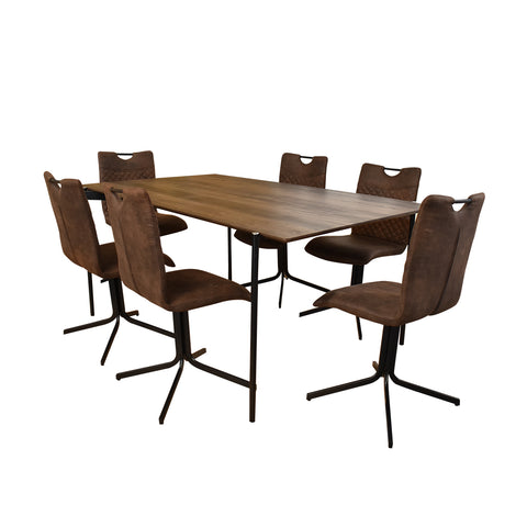 Set de Comedor Iron - 6 Sillas Carrera