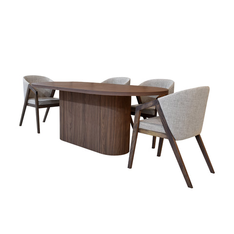 Comedor Kiasmos  6P - Nogal