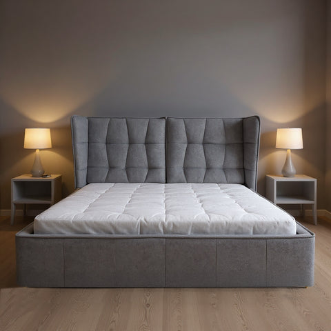 Cama Lattice - Tactopiel Gris