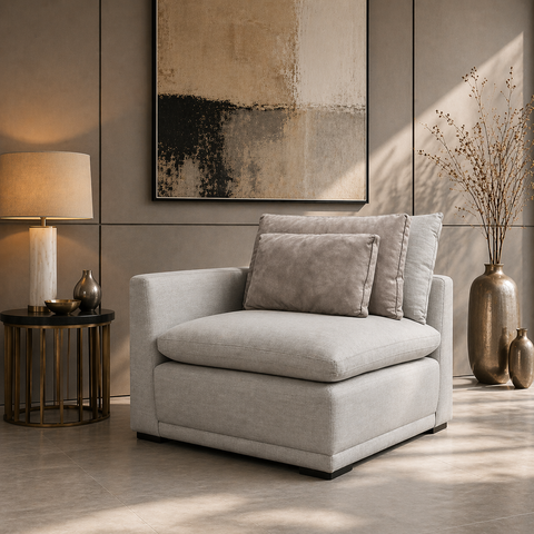 Love Seat Izq Imperio - Anabel Oyster