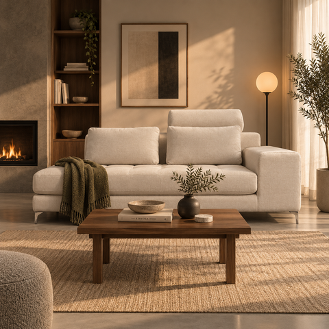Love Seat Noruega Brazo Derecho - Destiny Natural