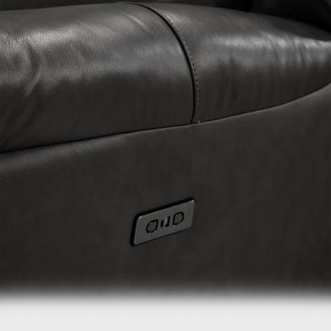 Sala Madrid Reclinable - Sofa - Love Seat C/Consola - Piel Beige