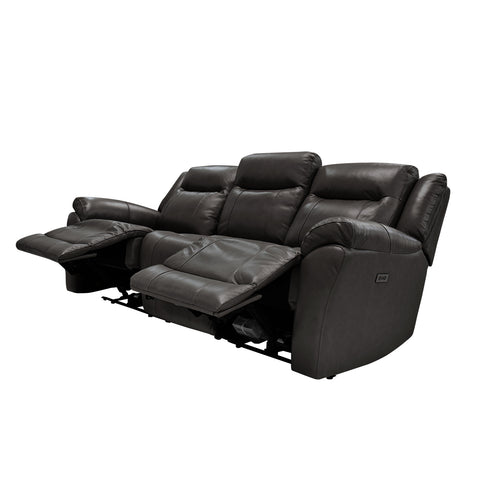 Sala Madrid Reclinable - Sofa - Love Seat C/Consola - Piel Beige