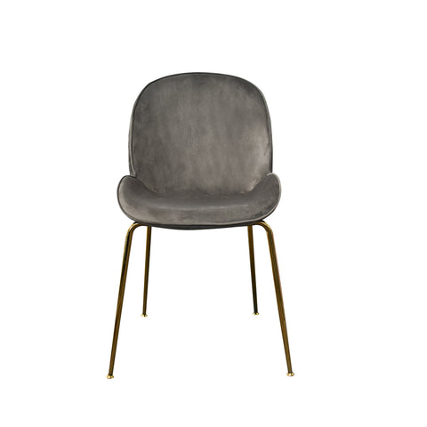 Silla Marsala - Terciopelo Gris